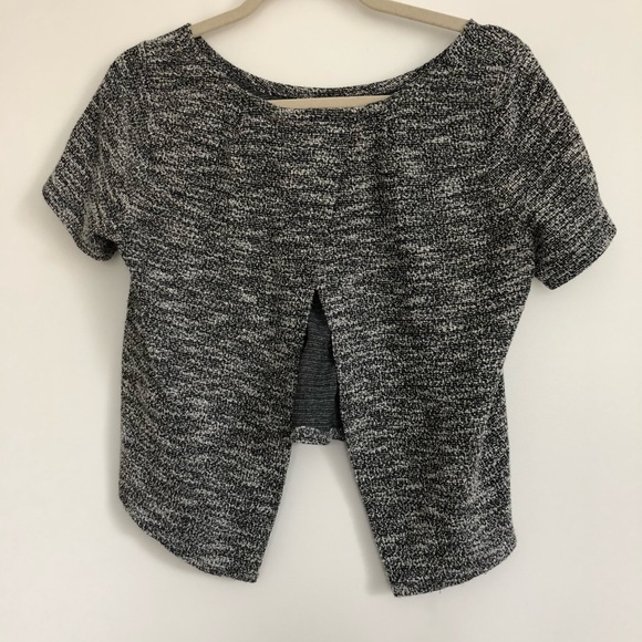 Left Coast tweed pattern top - Picture 3 of 4